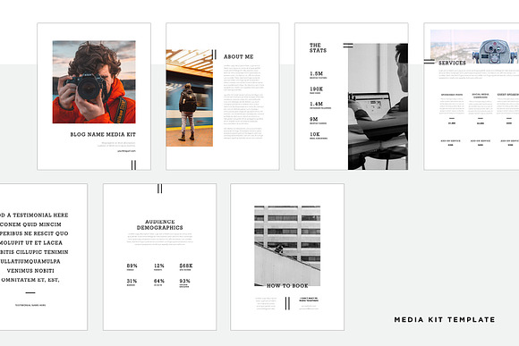Damen Media Kit Template in Brochure Templates - product preview 6