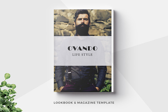 Lifestyle Magazine Lookbook Template in Magazine Templates - product preview 1