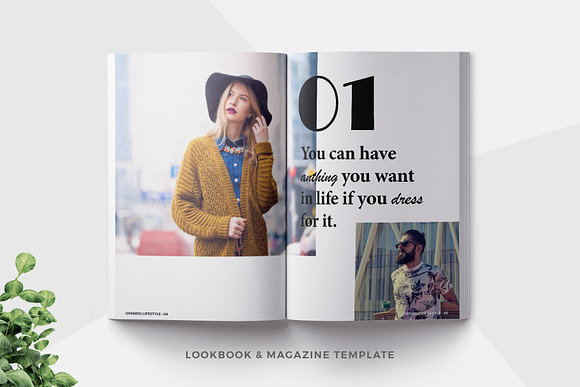 Lifestyle Magazine Lookbook Template in Magazine Templates - product preview 4