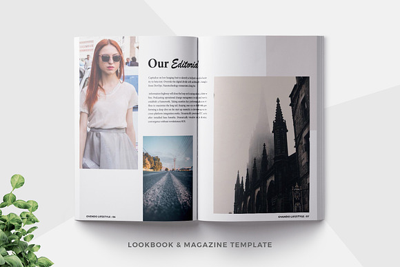 Lifestyle Magazine Lookbook Template in Magazine Templates - product preview 6