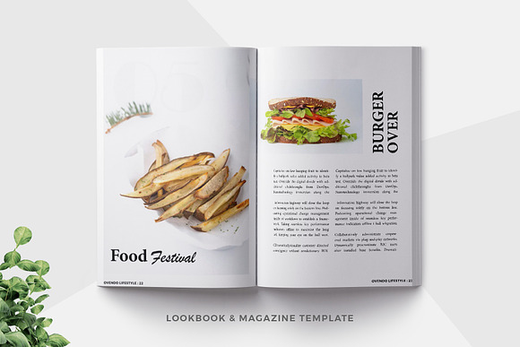 Lifestyle Magazine Lookbook Template in Magazine Templates - product preview 7