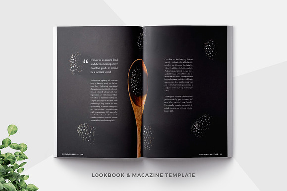 Lifestyle Magazine Lookbook Template in Magazine Templates - product preview 8