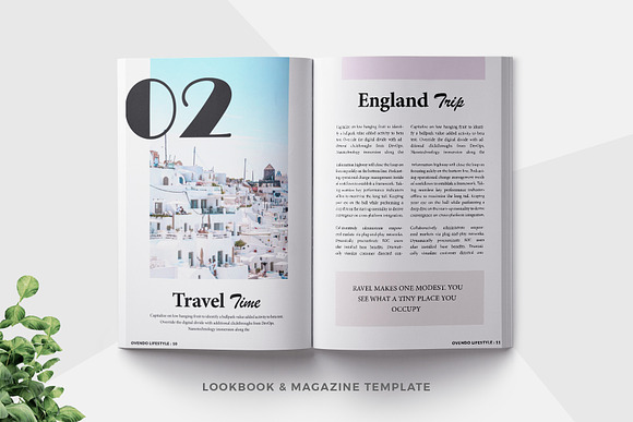 Lifestyle Magazine Lookbook Template in Magazine Templates - product preview 9