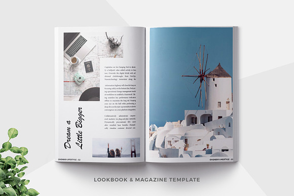 Lifestyle Magazine Lookbook Template in Magazine Templates - product preview 11
