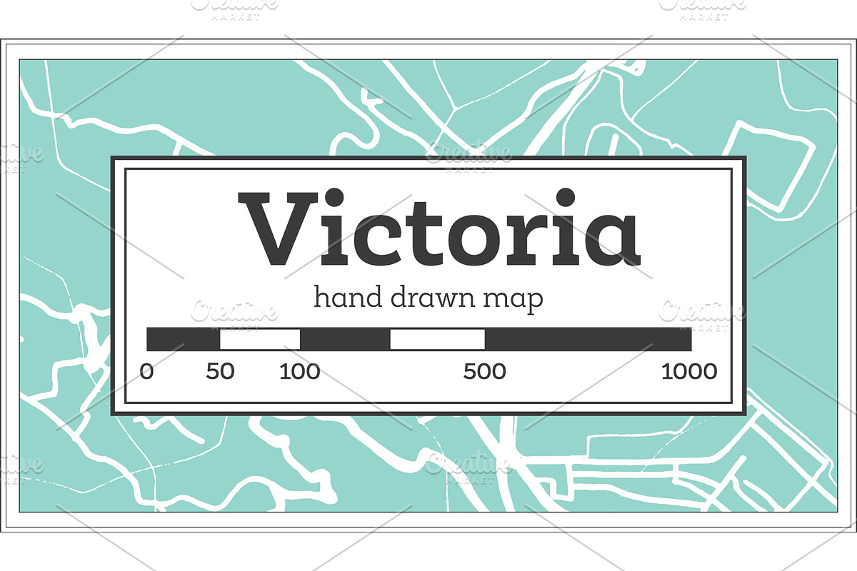 Victoria Seychelles City Map in Illustrations - product preview 8