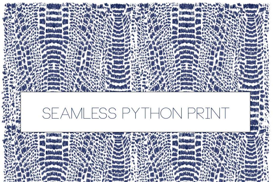 Animal seamless pattern print