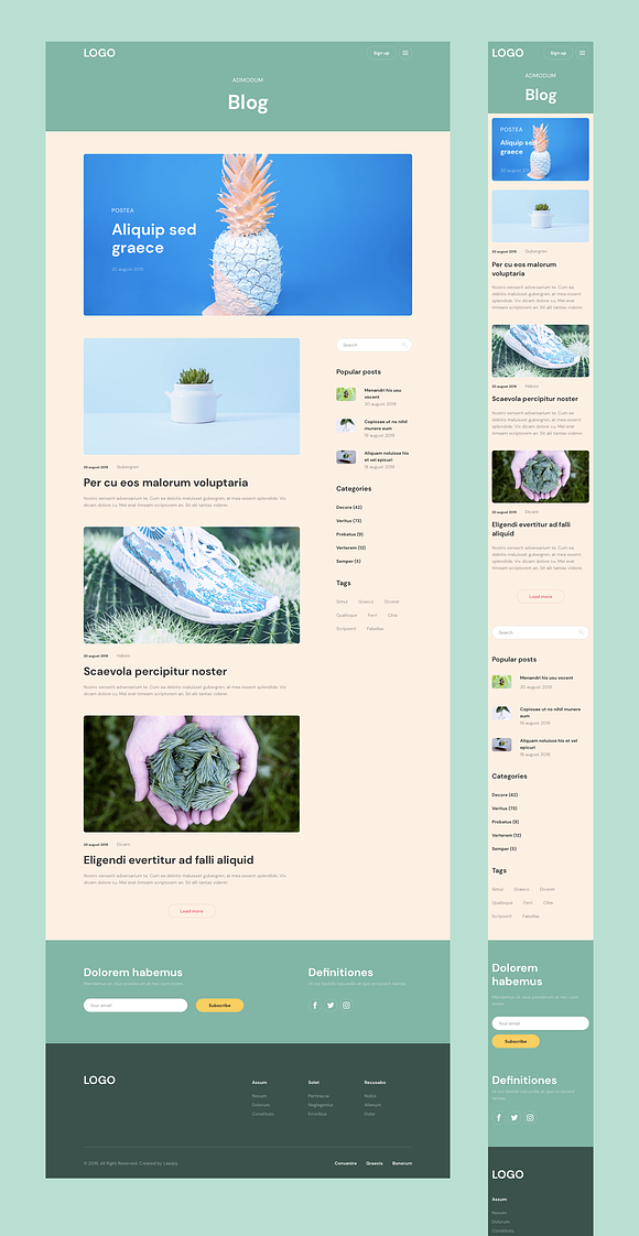 RETEM – Responsive Templates in Landing Page Templates - product preview 22