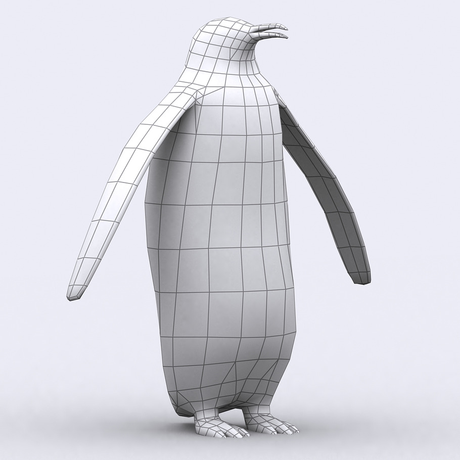 3DRT - Wild animals -Penguin in Animals - product preview 1