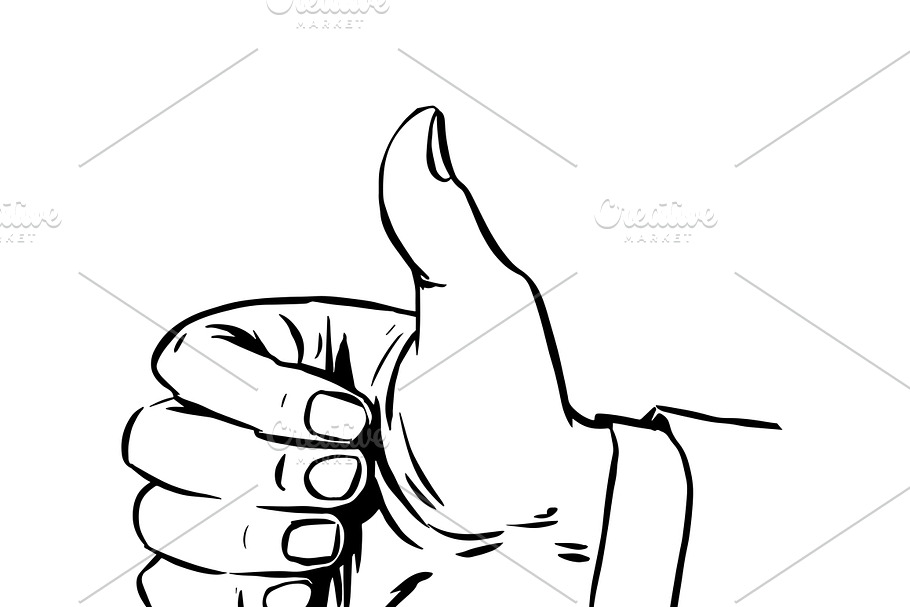 Gesture is great hand thumb quality