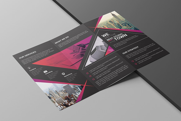 Multipurpose Tri-fold brochure in Brochure Templates - product preview 2