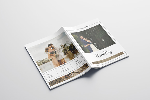 Wedding Photography Brochure in Brochure Templates - product preview 1