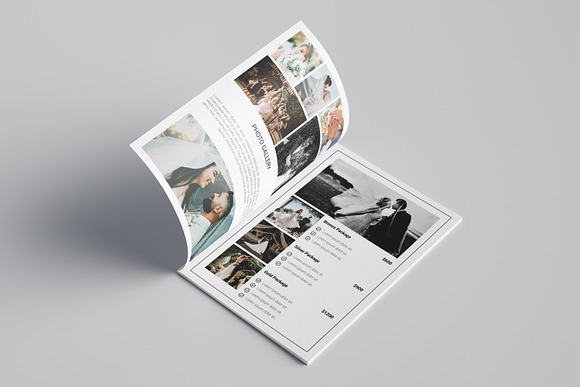 Wedding Photography Brochure in Brochure Templates - product preview 2