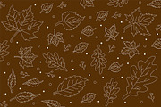 Hand Drawn Autumn Pattern 4