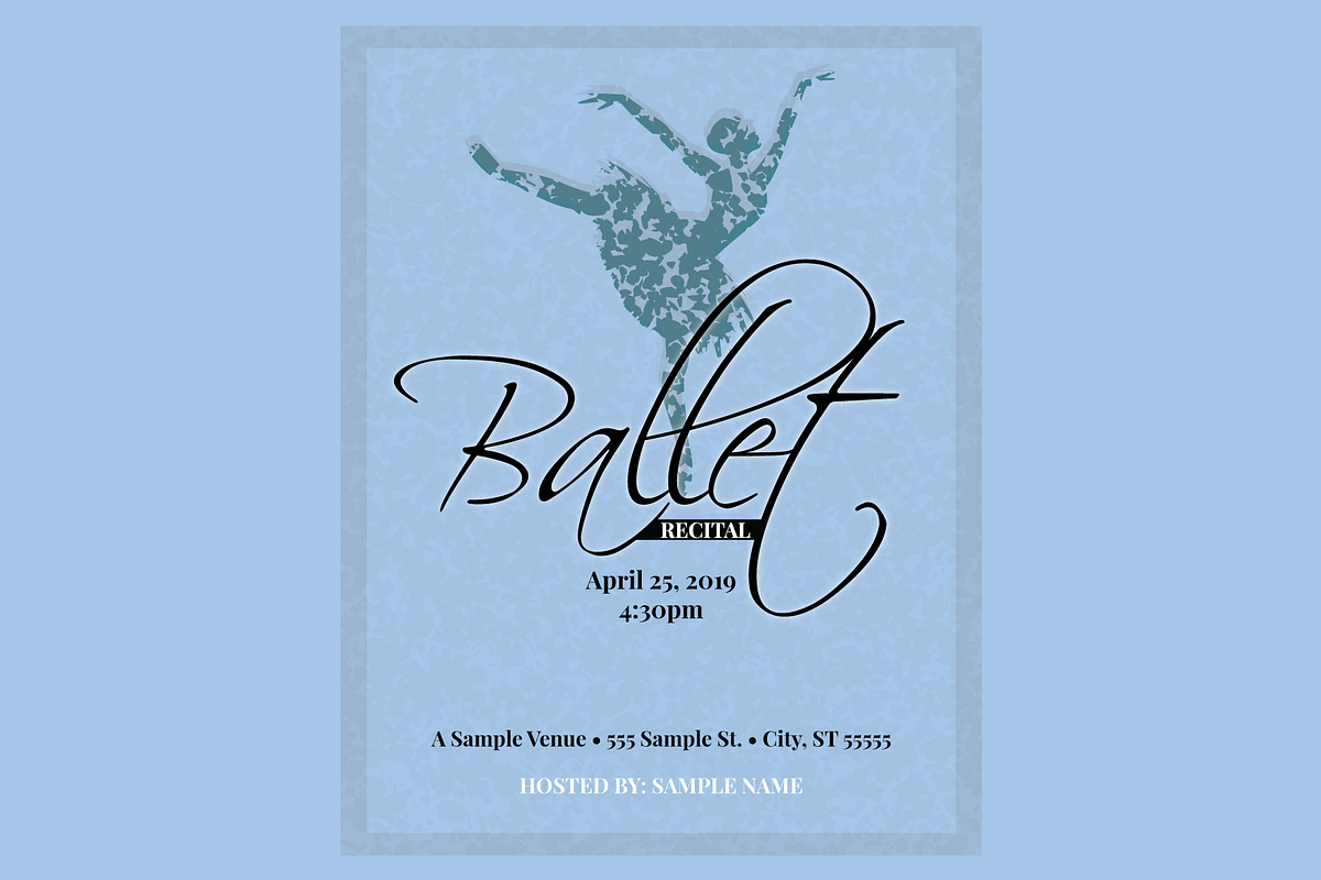 Ballet Recital Flyer in Flyer Templates - product preview 8