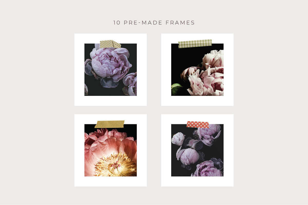 SALE Instagram Tape Frame Pack in Instagram Templates - product preview 8