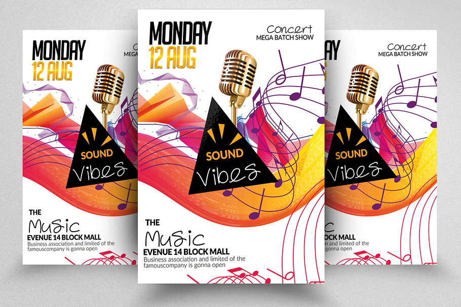 Music Concert Party Flyer in Flyer Templates - product preview 8