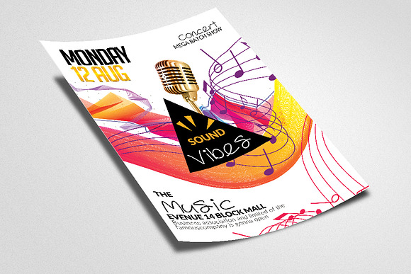 Music Concert Party Flyer in Flyer Templates - product preview 1