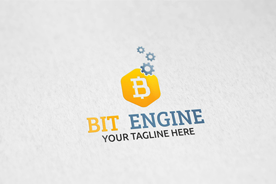 Bit Engine - Logo Template in Logo Templates - product preview 8