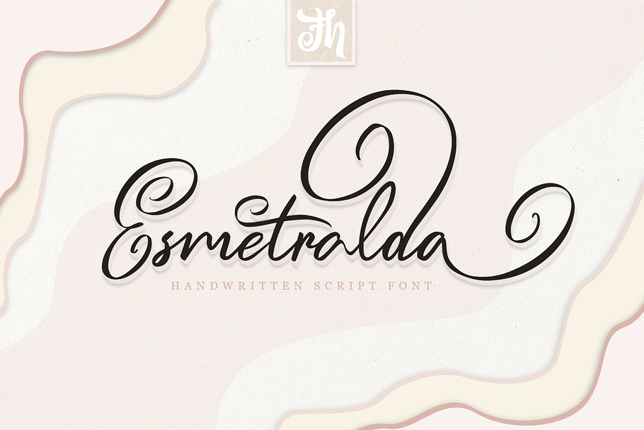 Esmetralda - Handwritten Font in Script Fonts - product preview 8