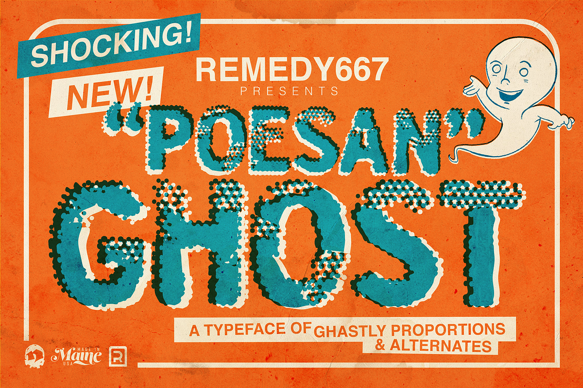 Poesan Ghost in Display Fonts - product preview 8