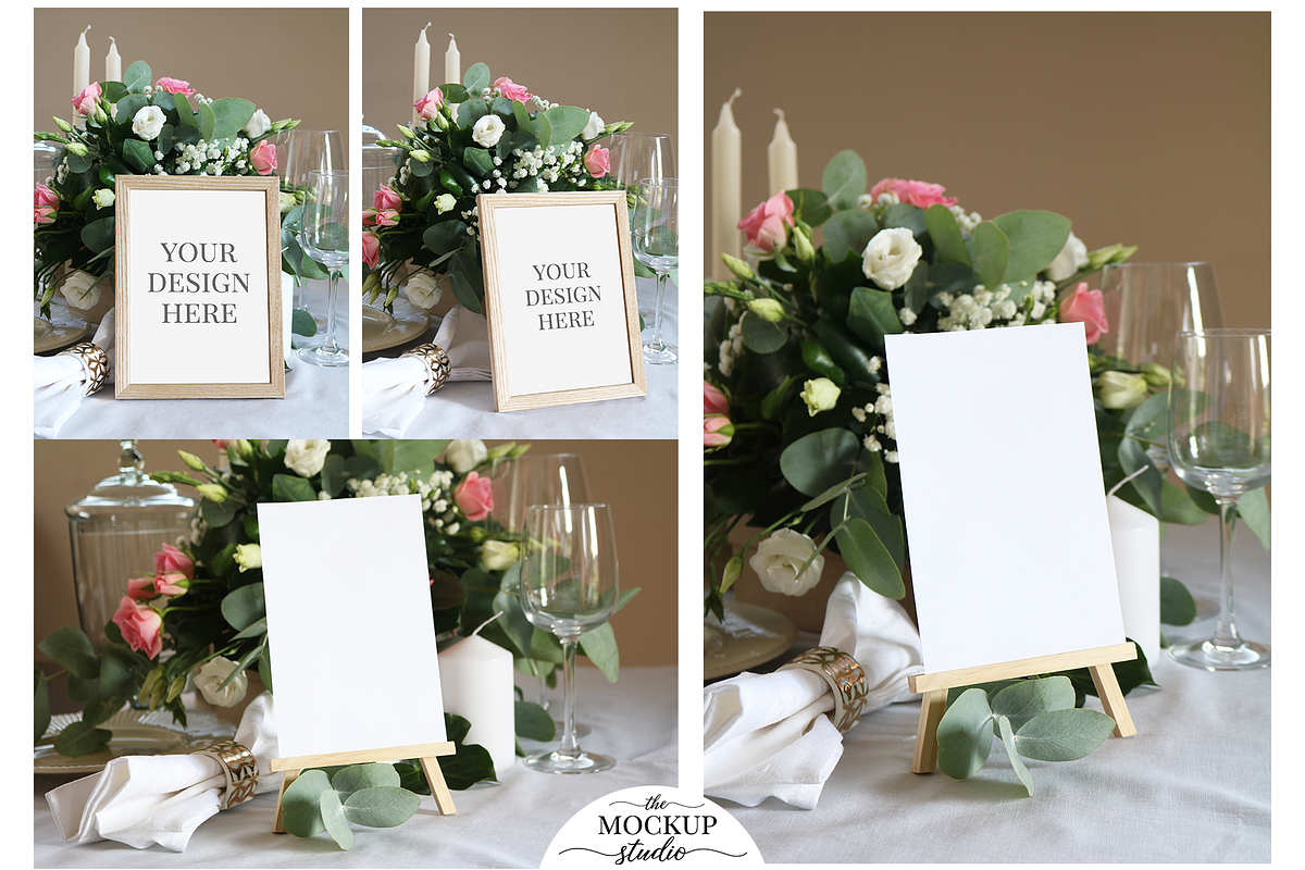 Table Number Mockups in Mockup Templates - product preview 8