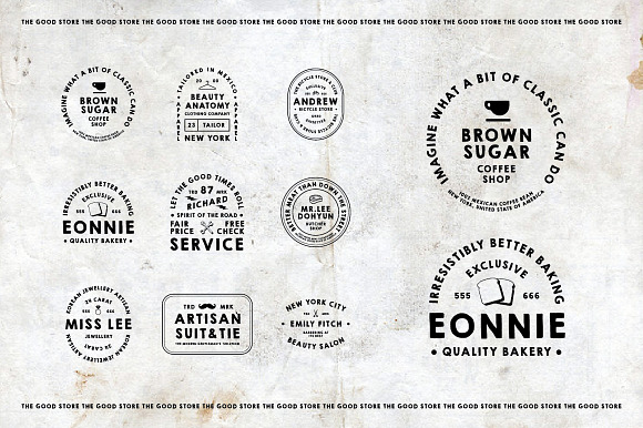 36 Vintage Logo Badges & 97 Icons in Logo Templates - product preview 1