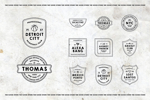 36 Vintage Logo Badges & 97 Icons in Logo Templates - product preview 4