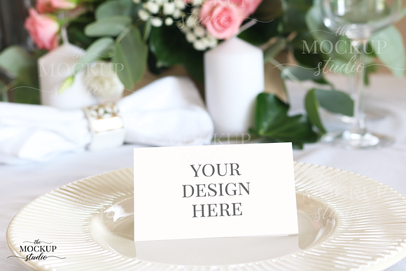 Place Card Mockup Bundle in Mockup Templates - product preview 1