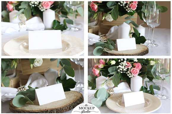 Place Card Mockup Bundle in Mockup Templates - product preview 4