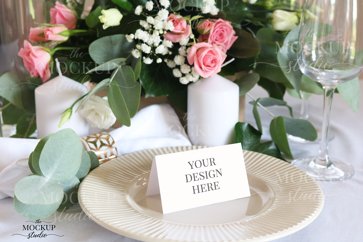 Elegant Place Card Mockup in Mockup Templates - product preview 8