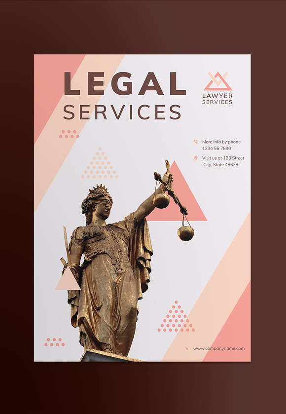 Legal Services Print Pack in Invitation Templates - product preview 9
