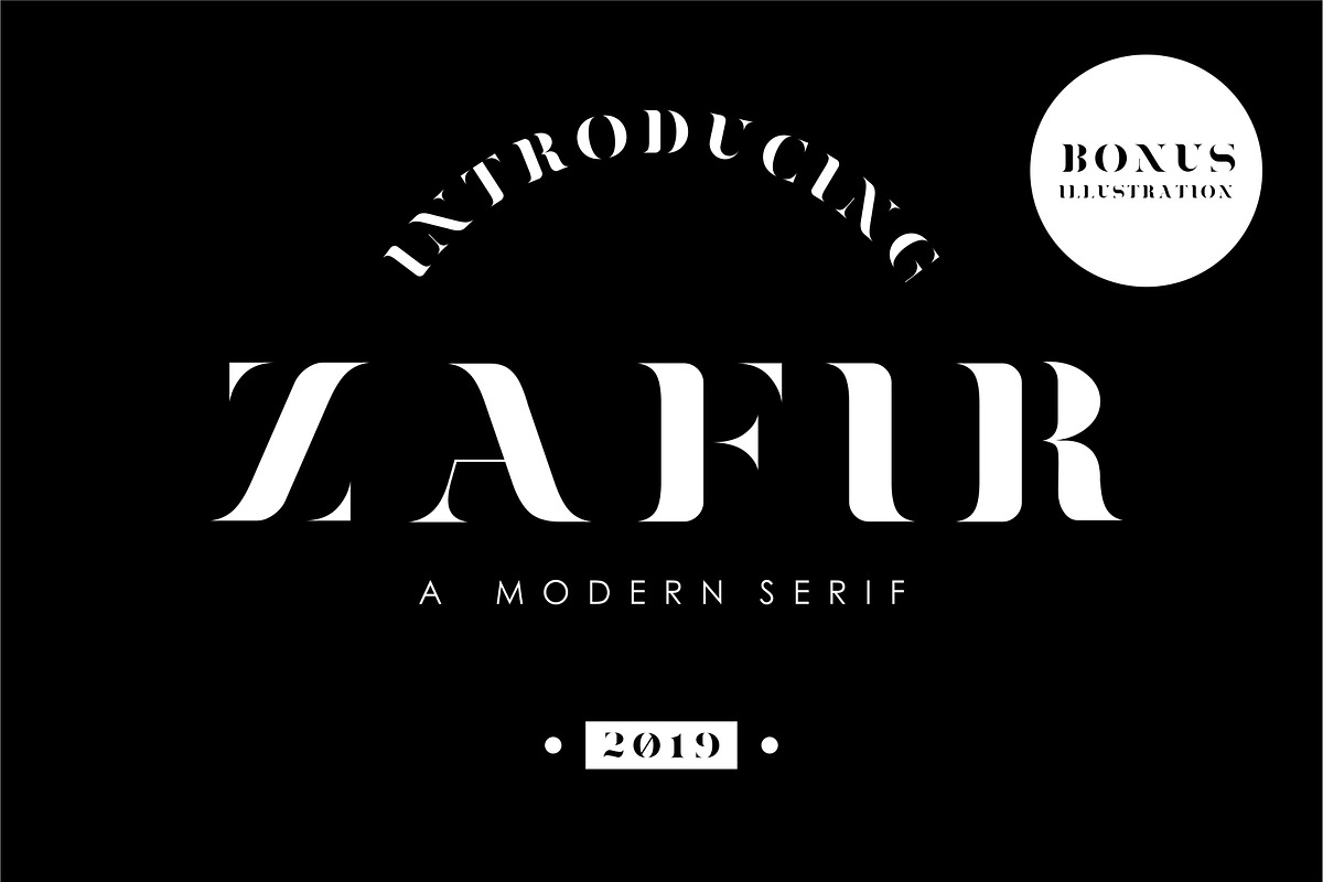 Zafir - Serif Font in Serif Fonts - product preview 8