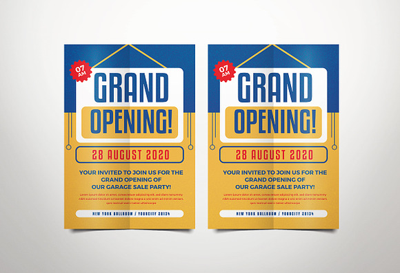 Grand Opening Flyer in Invitation Templates - product preview 1