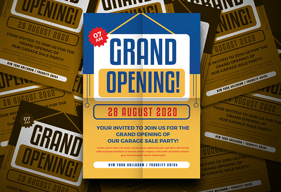 Grand Opening Flyer in Invitation Templates - product preview 2