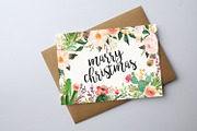 Water Color Christmas Card
