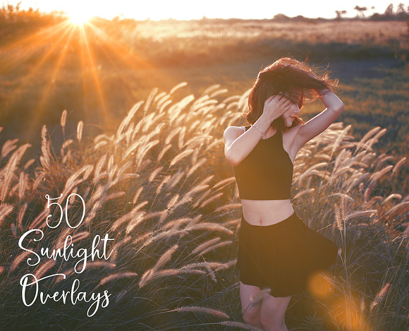 50 Natural Sunlight Photo Overlays in Add-Ons - product preview 1