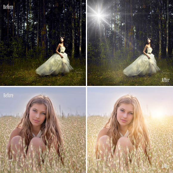 50 Natural Sunlight Photo Overlays in Add-Ons - product preview 4