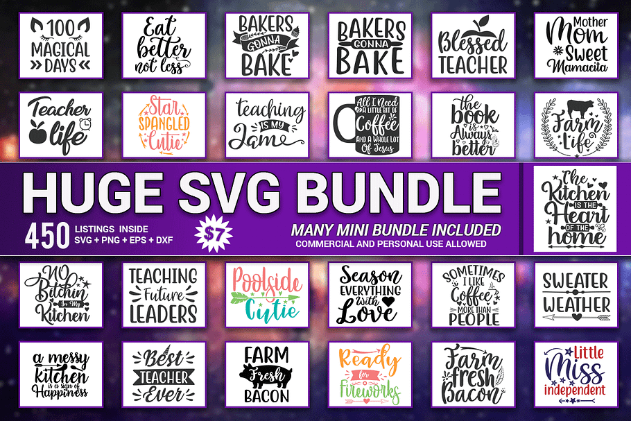 450 Huge SVG Design Bundle in Objects - product preview 8