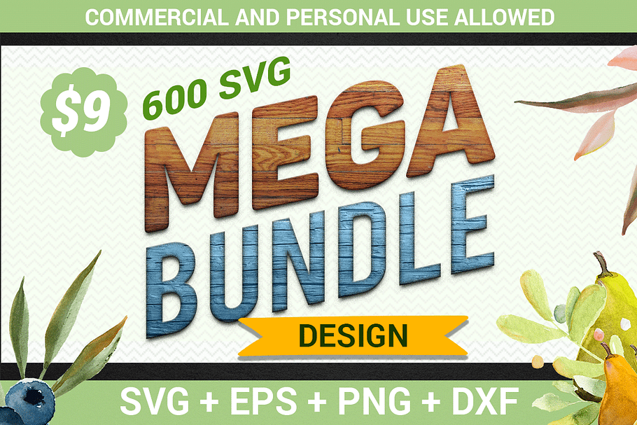 600+ SVG Mega Bundle