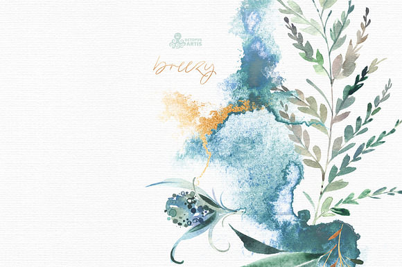 Breezy. Fresh Floral Collection in Illustrations - product preview 5