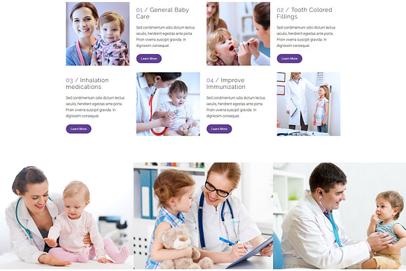 Kids Doctor - Pediatric WP theme in WordPress Business Themes - product preview 2