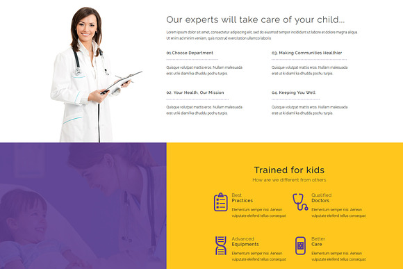 Kids Doctor - Pediatric WP theme in WordPress Business Themes - product preview 5