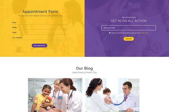 Kids Doctor - Pediatric WP theme in WordPress Business Themes - product preview 8