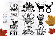 Deer Hunt Cut Files Bundle
