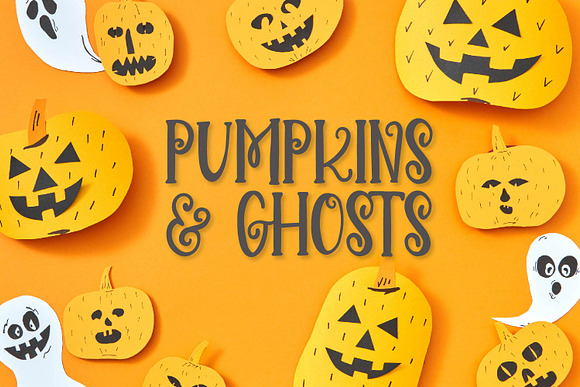 Broomstick Halloween Font & Doodles in Display Fonts - product preview 3