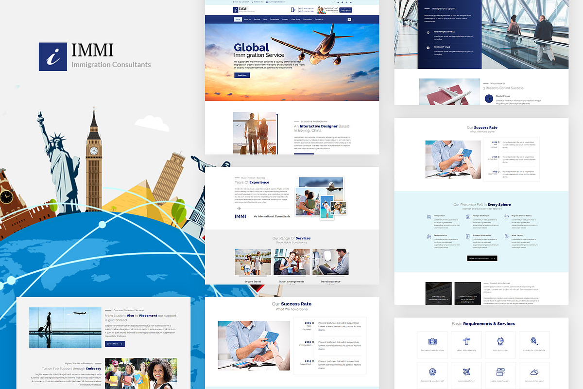 Immi - Immigration WP Theme in WordPress Business Themes - product preview 8