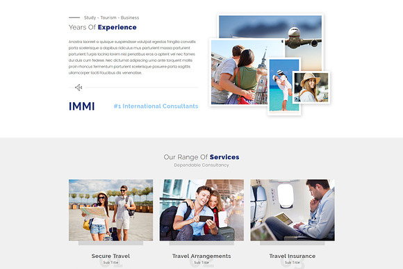 Immi - Immigration WP Theme in WordPress Business Themes - product preview 1