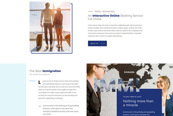 Immi - Immigration WP Theme in WordPress Business Themes - product preview 2