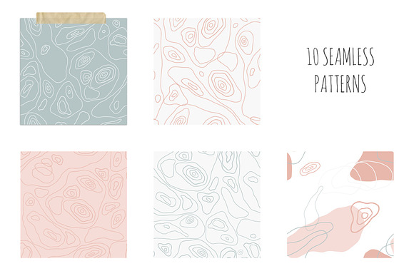 Topographic maps | Patterns set in Patterns - product preview 5