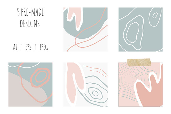 Topographic maps | Patterns set in Patterns - product preview 6